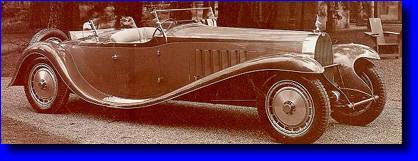 L' elegante roadster disegnanto da Jean Bugatti per la Royale di Armand Esders 
